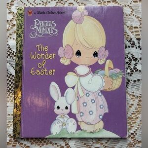 3/$30✨💗🐥Precious Moments: The Wonder of Easter (Little Golden Book)🐥💗
